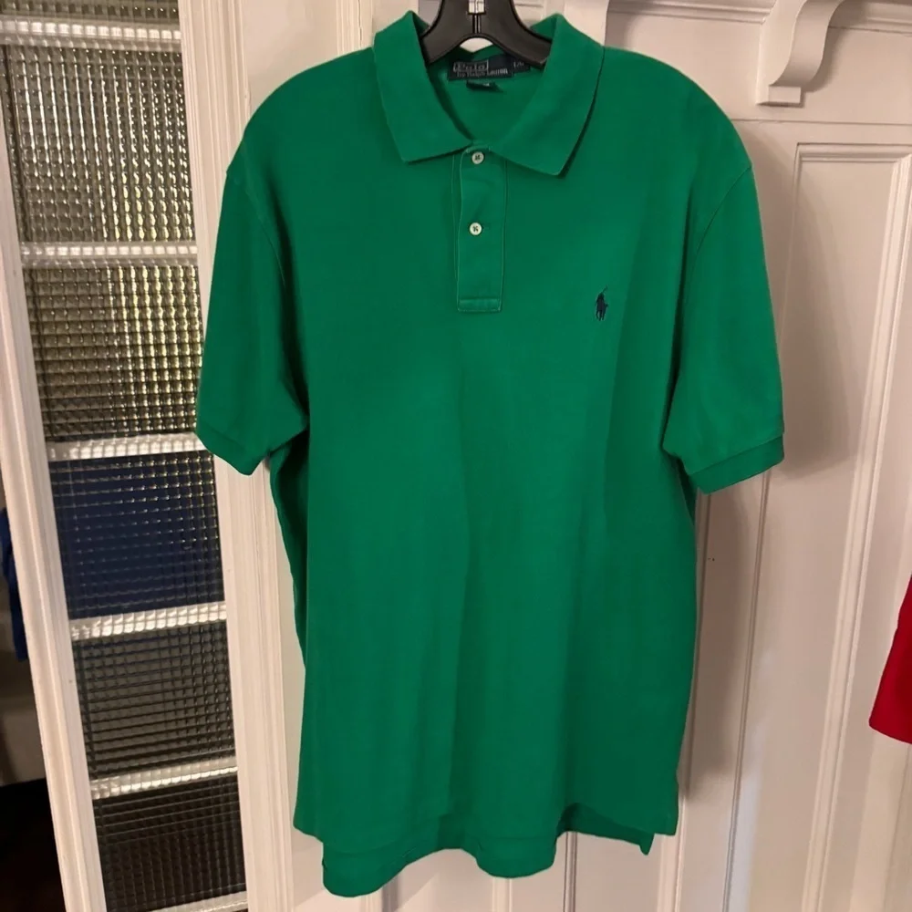 POLO Ralph Lauren Men’s Golf Polo Shirt Sz Large Green Preppy